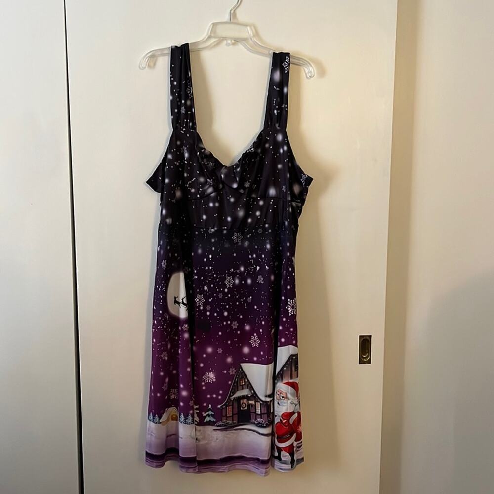 Christmas Santa Winter Scene Dress